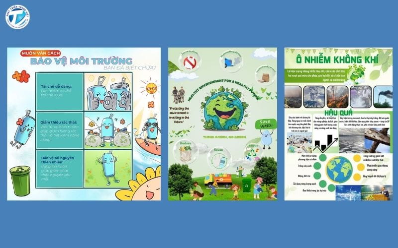 Mẫu poster tuyên truyền bảo vệ môi trường